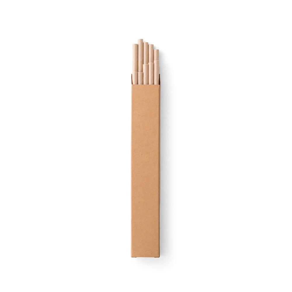 LAMONE. Set de 10 paie din hârtie kraft Natural