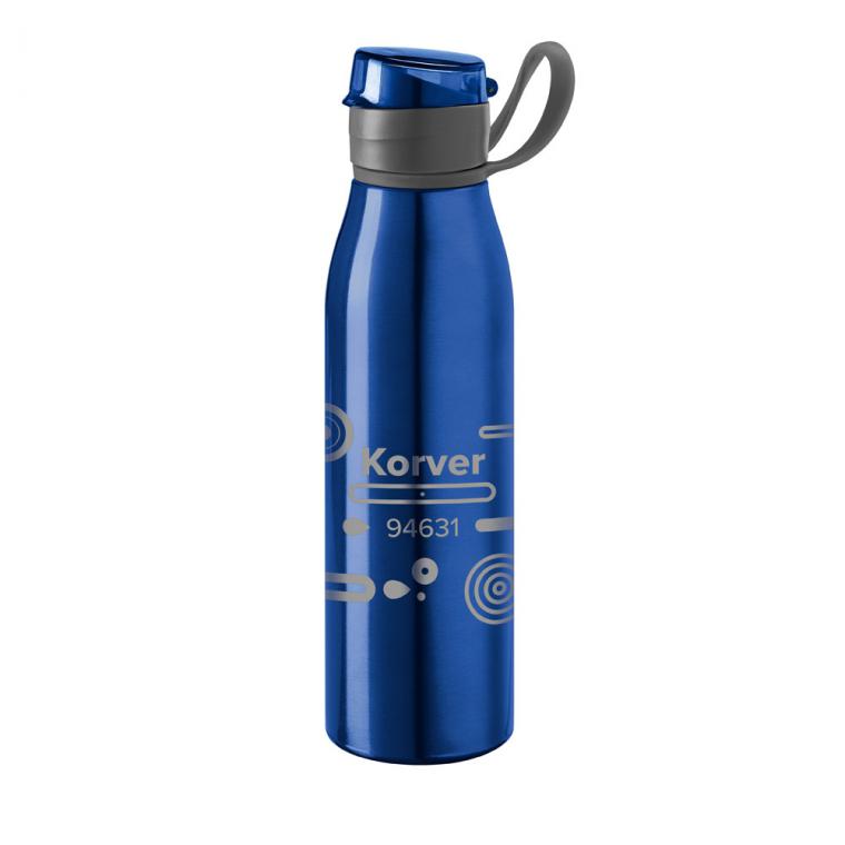KORVER. Sticlă sport 650 mL Albastru Royal