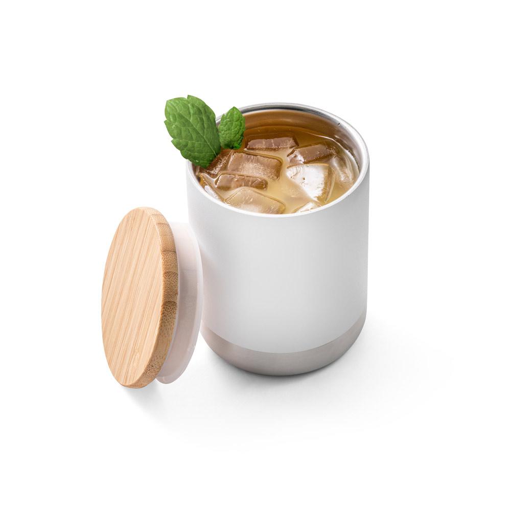 NORRE TUMBLER. Pahar din oțel inoxidabil Alb