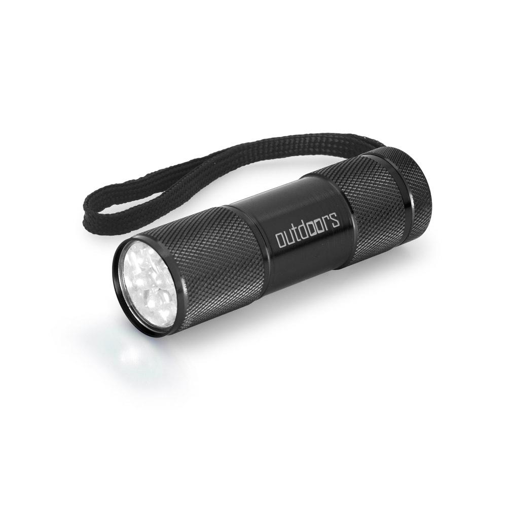 FLASHY. Lanternă din aluminiu Negru