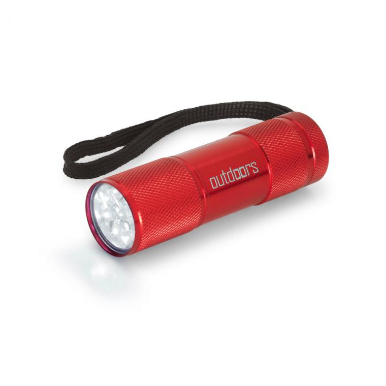 FLASHY. Lanternă din aluminiu Roșu