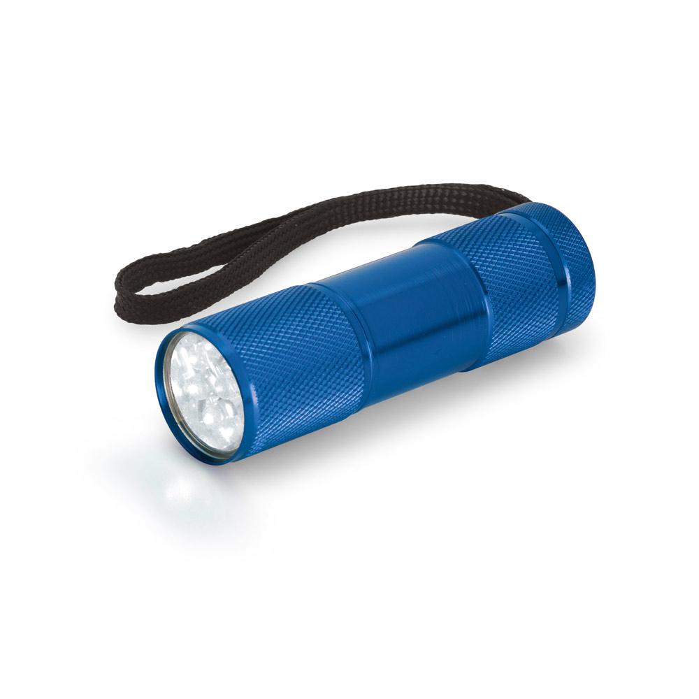 FLASHY. Lanternă din aluminiu Albastru Royal