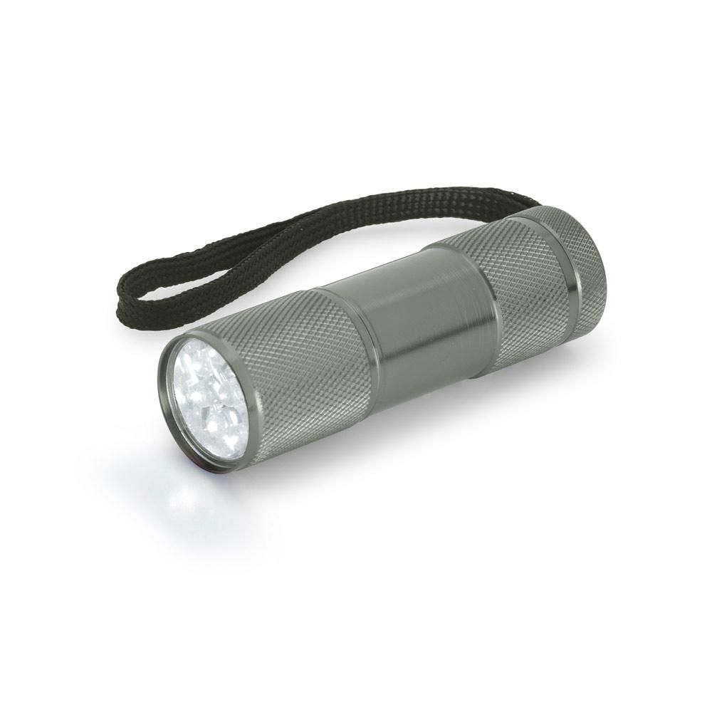FLASHY. Lanternă din aluminiu Gun metal