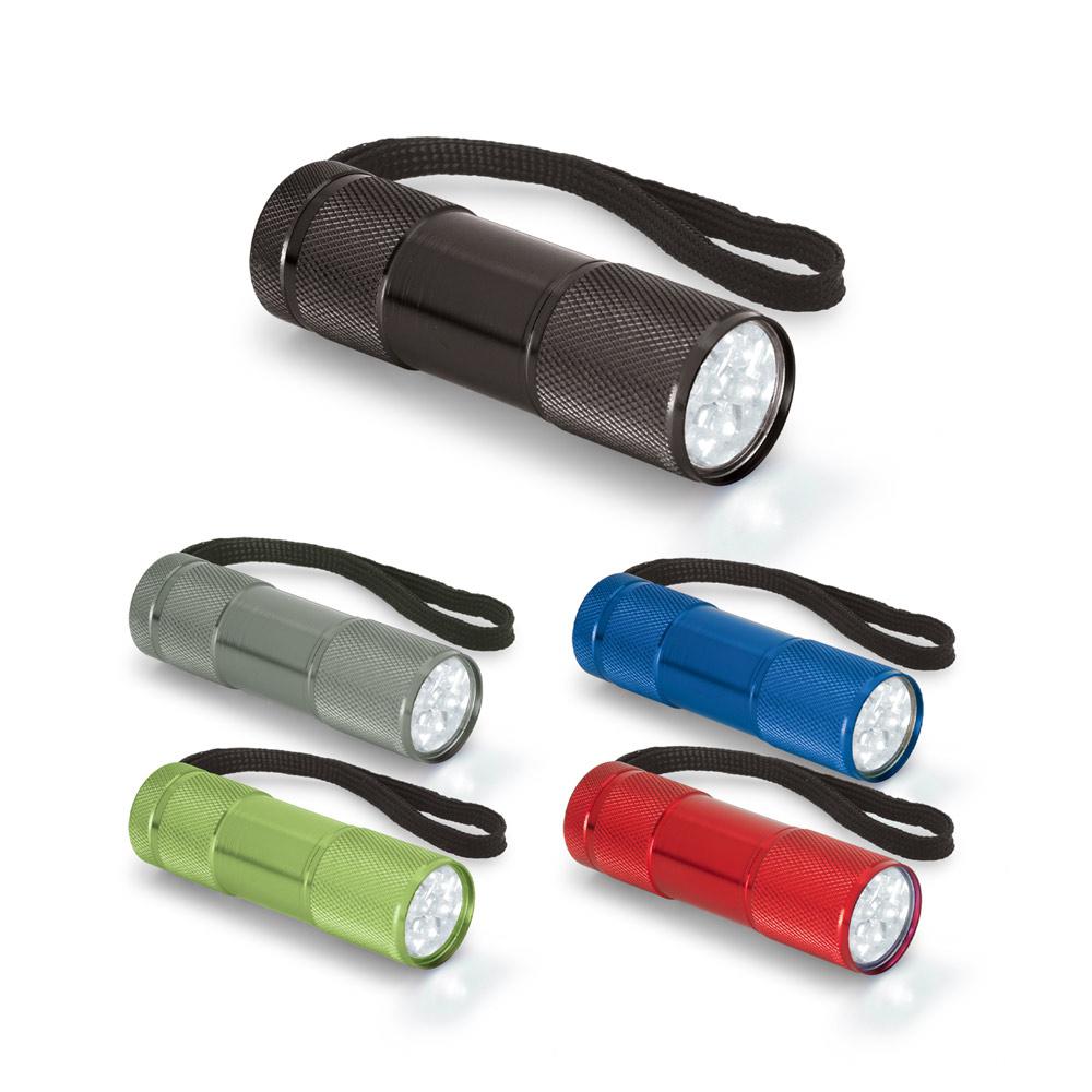 FLASHY. Lanternă din aluminiu Gun metal