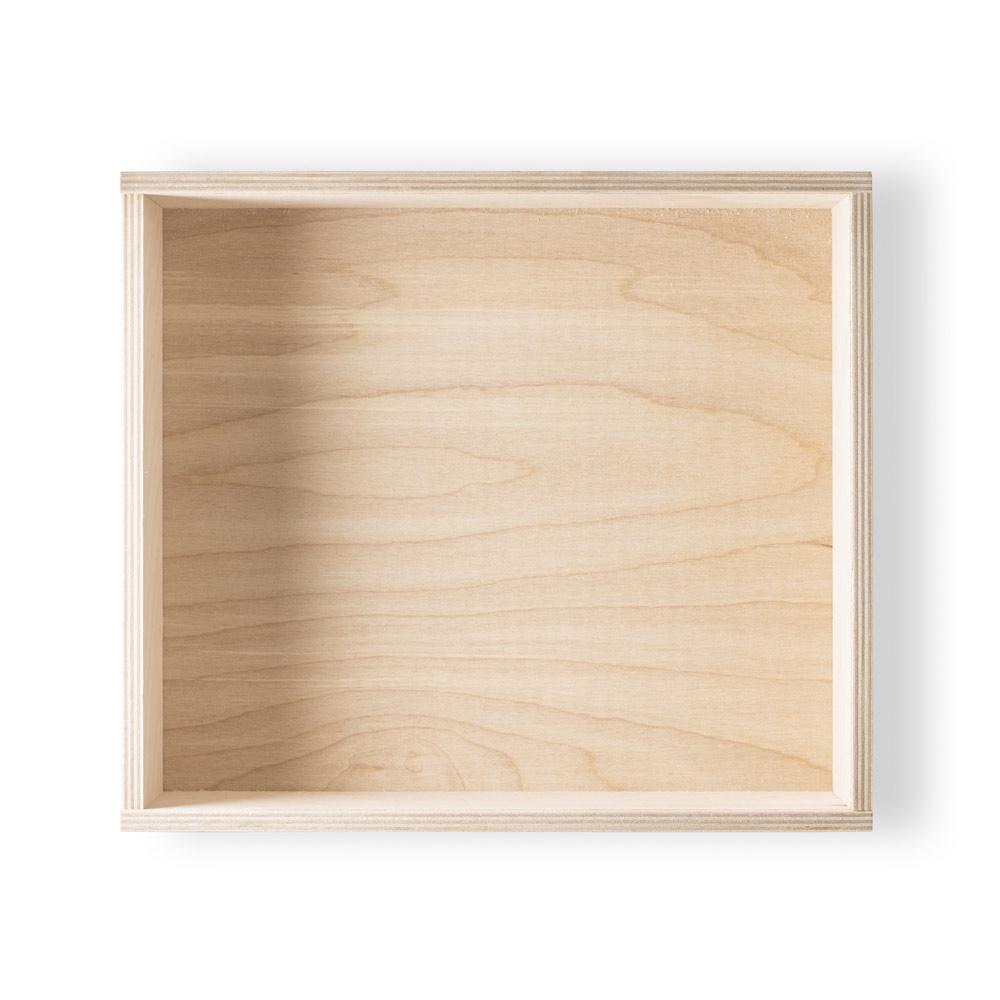 BOXIE WOOD L. Cutie de lemn Natural deschis