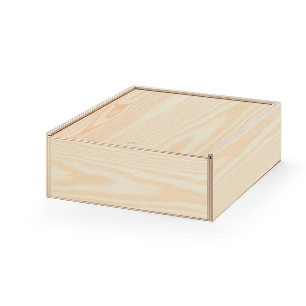 BOXIE WOOD L. Cutie de lemn Natural închis