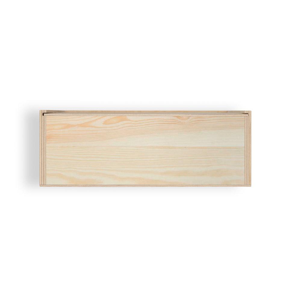 BOXIE WOOD L. Cutie de lemn Natural închis