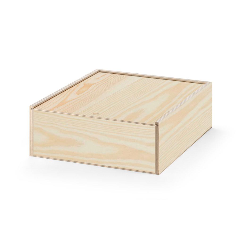 BOXIE WOOD L. Cutie de lemn Natural închis