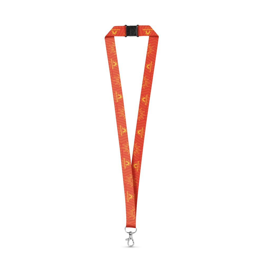 BRISTOL. Lanyard de sublimare Alb