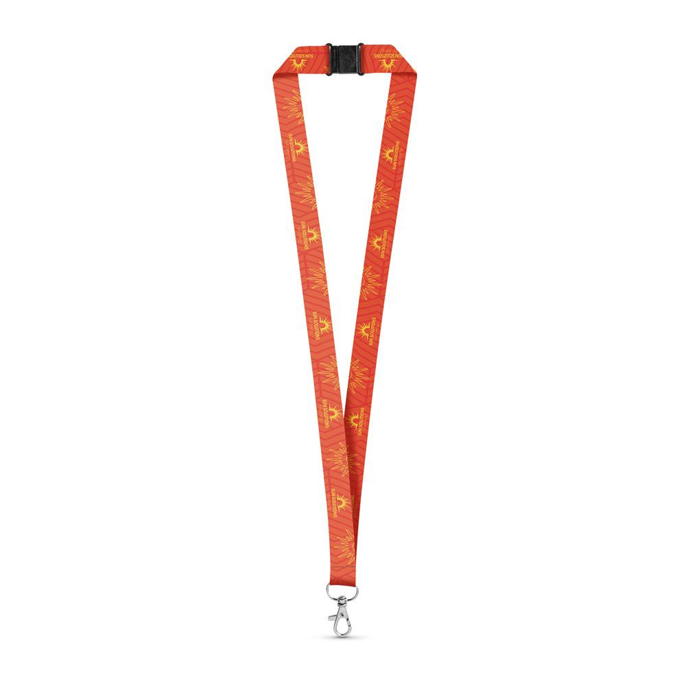BRISTOL. Lanyard de sublimare Alb