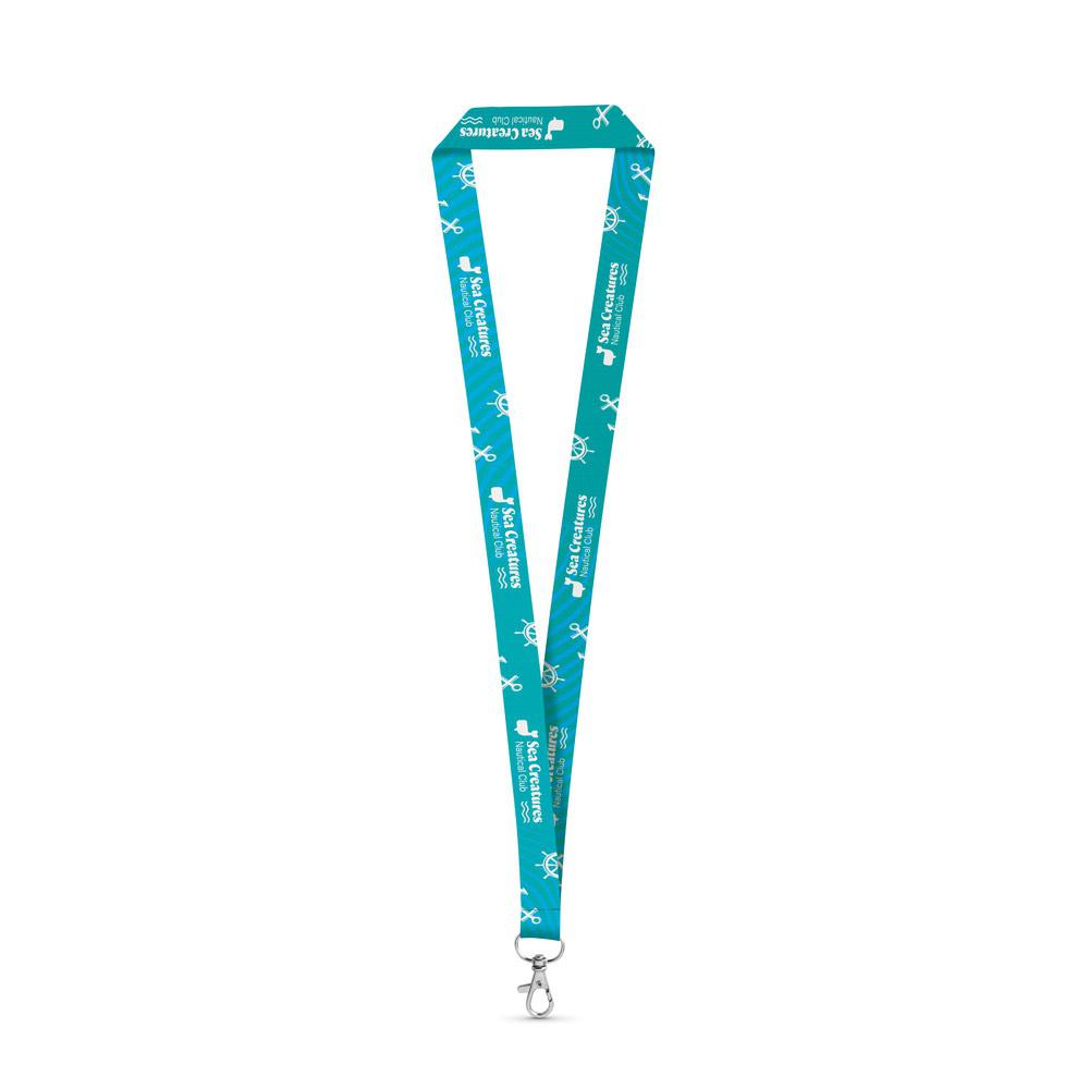 BRIGHTON. Lanyard de sublimare Alb