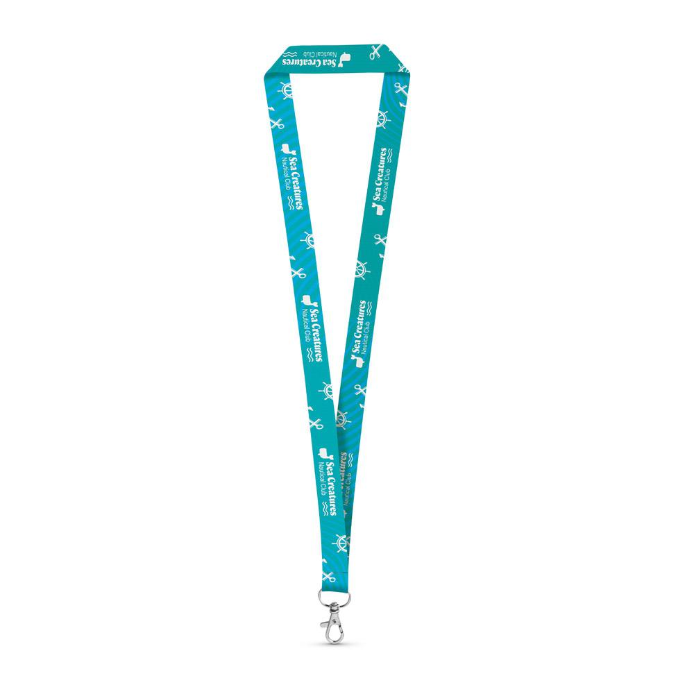 BRIGHTON. Lanyard de sublimare Alb