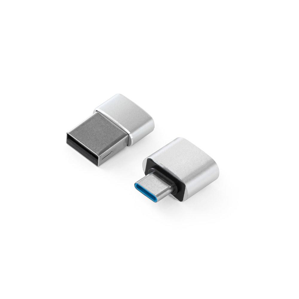 MINSKY. Set adaptor Argintiu satinat