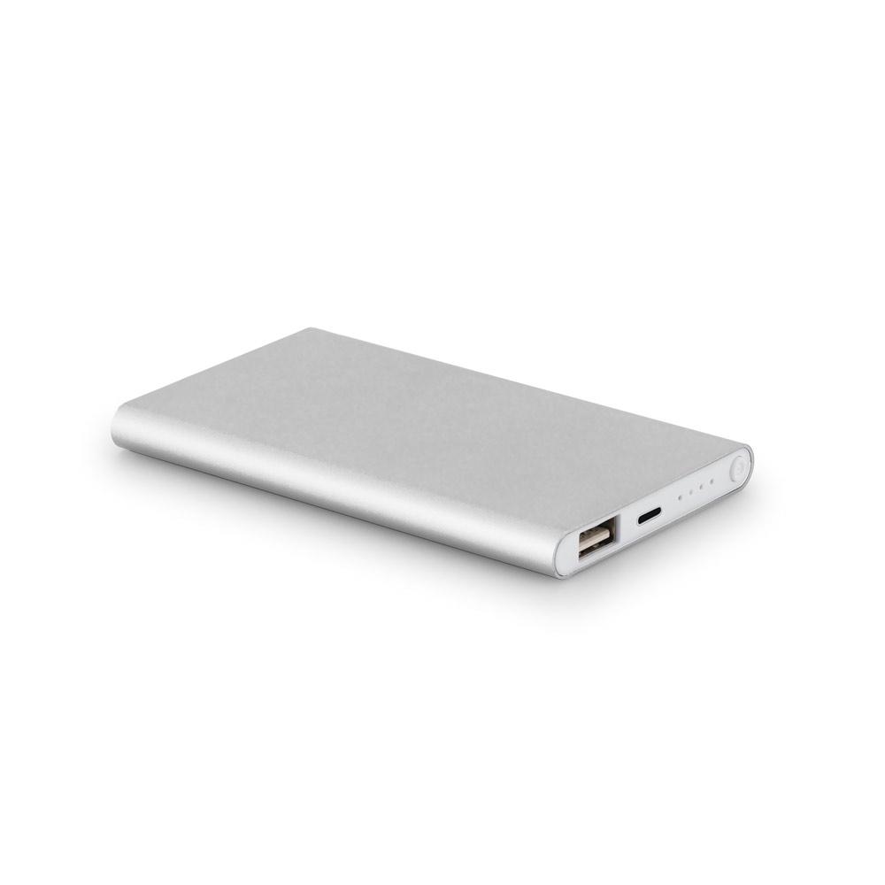MARCET. Baterie portabilă 4'000 mAh Argintiu satinat