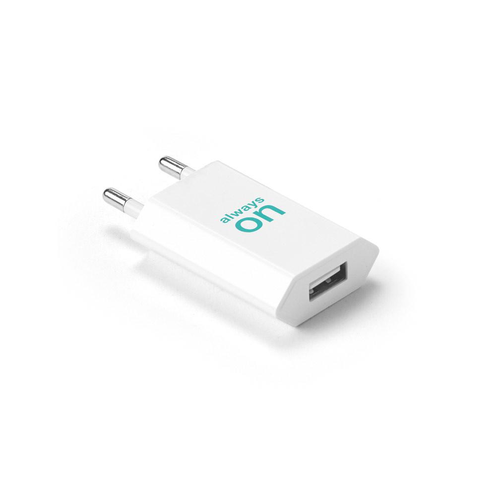 WOESE. Încărcător USB Alb