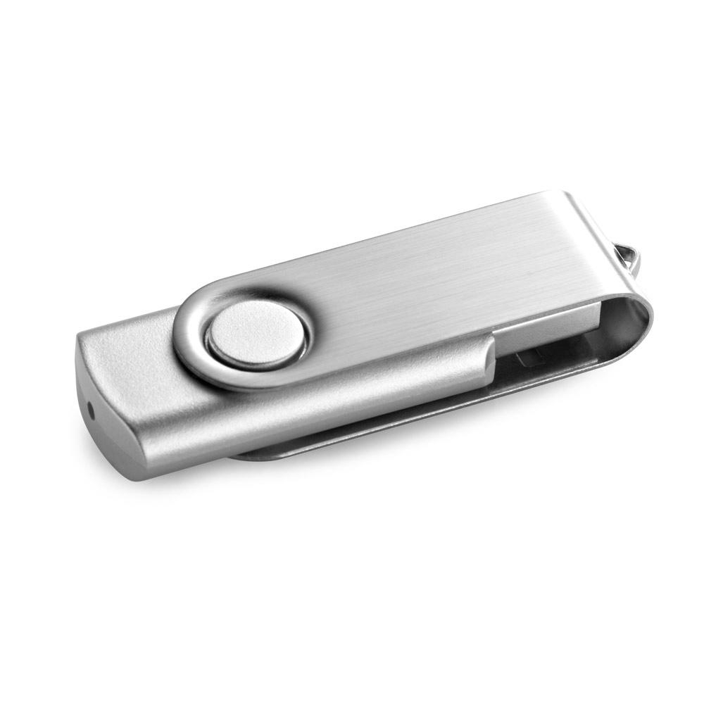 CLAUDIUS 4GB. Unitate flash USB de 4 GB Argintiu satinat