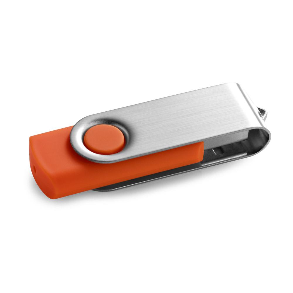 CLAUDIUS 8GB. Unitate flash USB, 8 GB Portocaliu