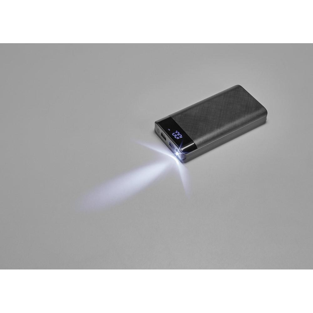 RAMAN. Baterie portabilă 16'000 mAh Negru