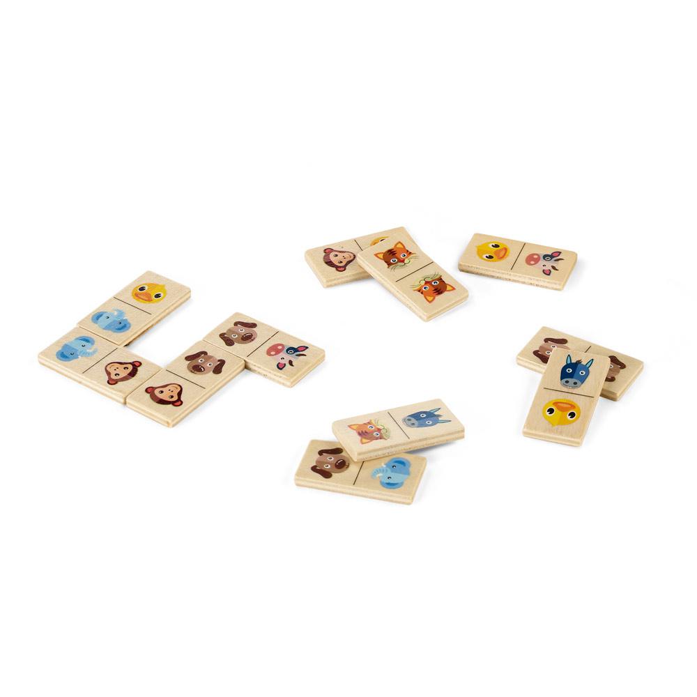 DOMIN. Joc de domino din lemn Natural deschis