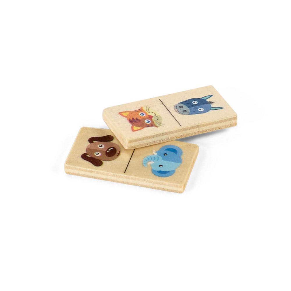 DOMIN. Joc de domino din lemn Natural deschis