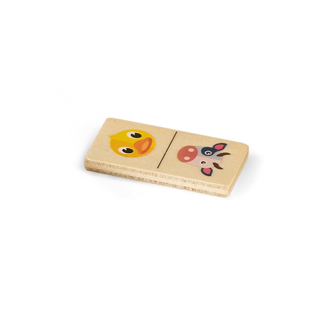 DOMIN. Joc de domino din lemn Natural deschis