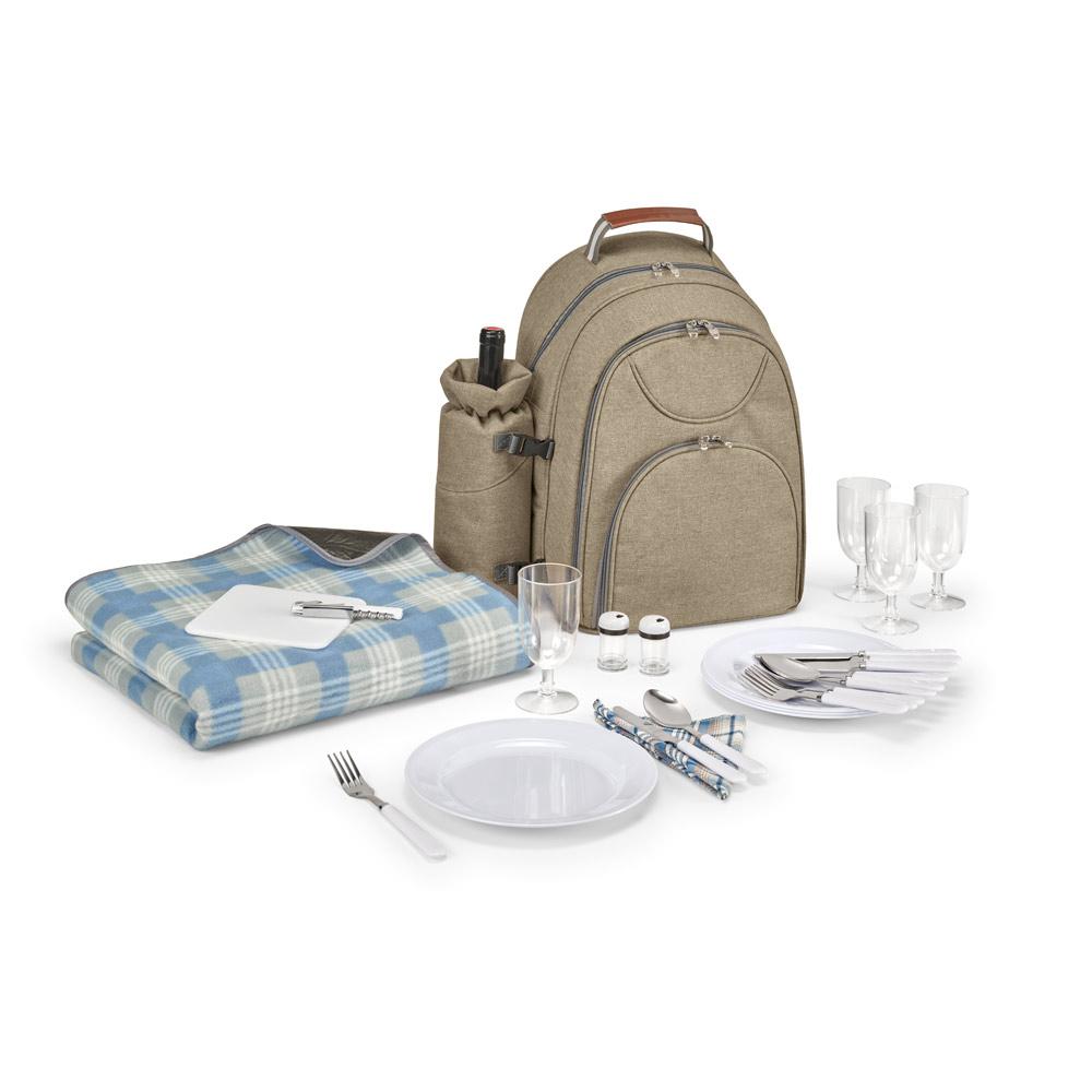 VILLA. Rucsac pentru picnic termoizolant Maro deschis