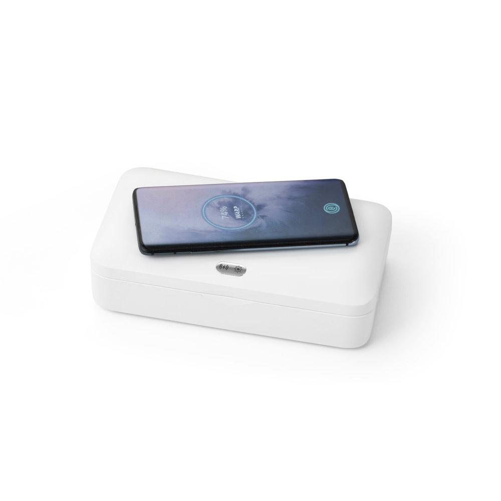 BACTOUT. Sterilizator UV cu încărcător wireless Fast (10W) Alb