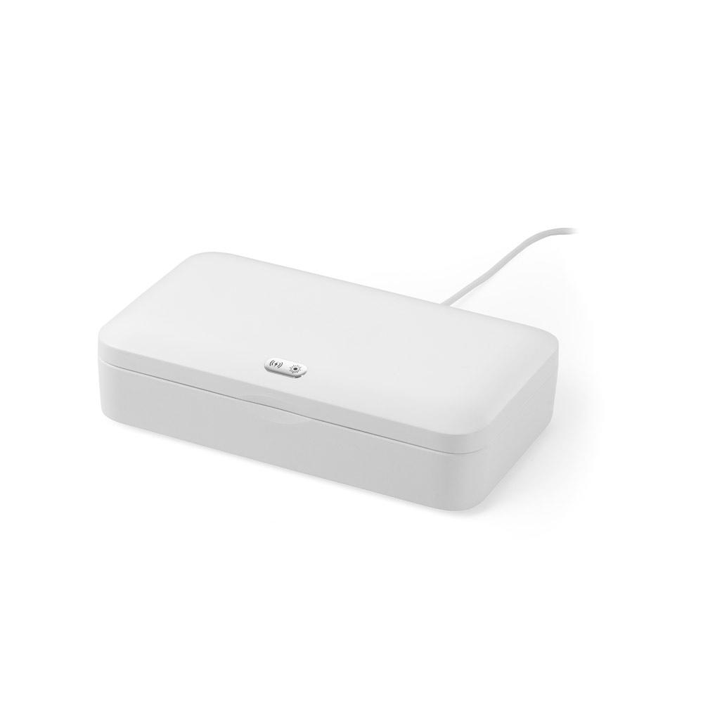 BACTOUT. Sterilizator UV cu încărcător wireless Fast (10W) Alb