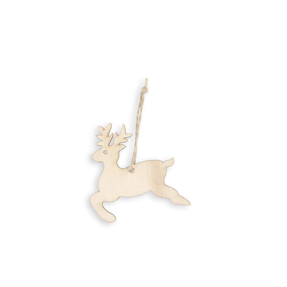 FLAKE. Ornament de Crăciun Natural deschis