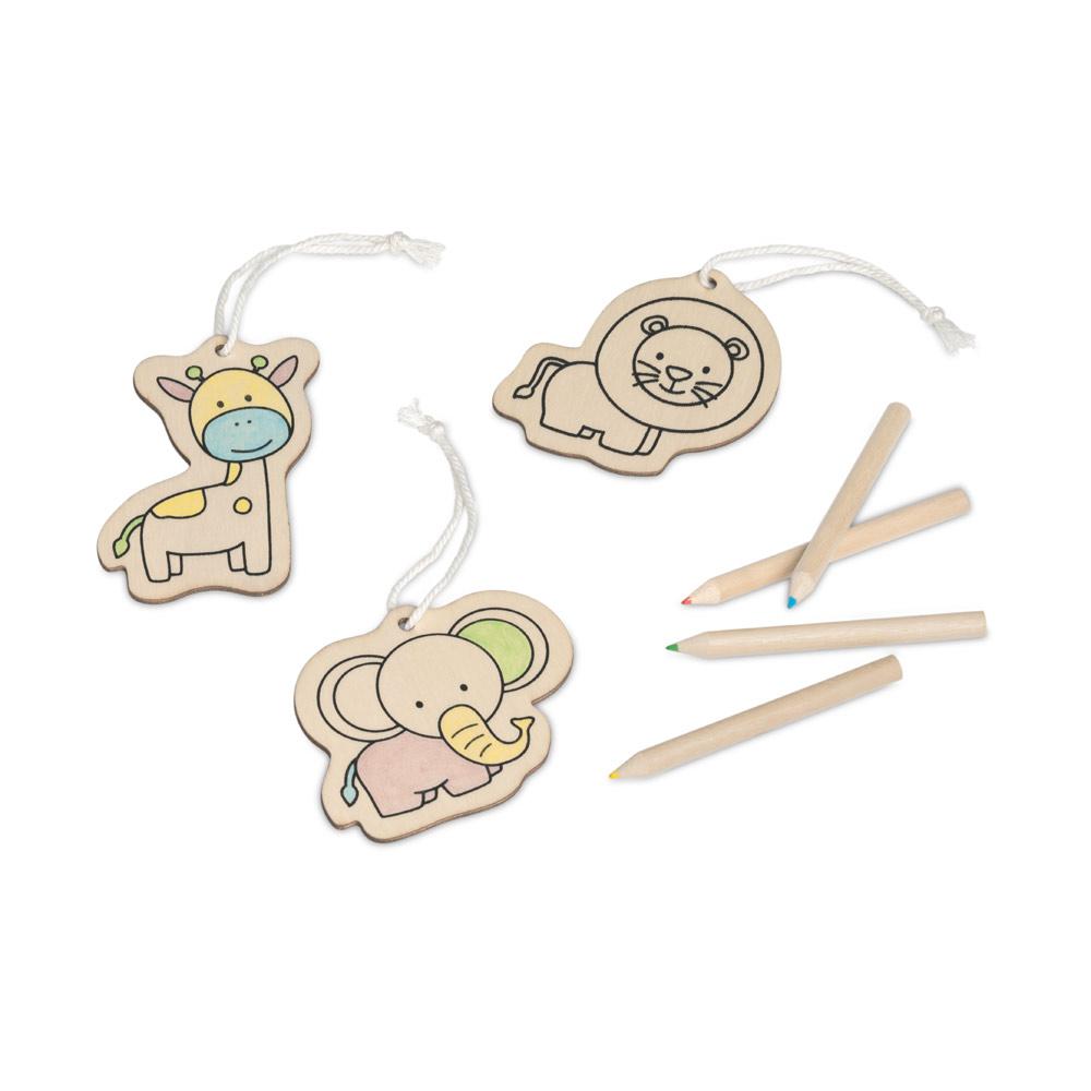 FAUNE. Set de colorat Natural