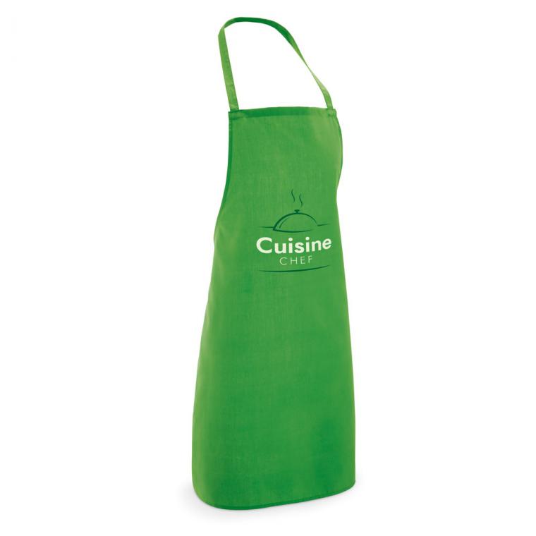 CURRY. Șorț din bumbac și poliester Verde deschis