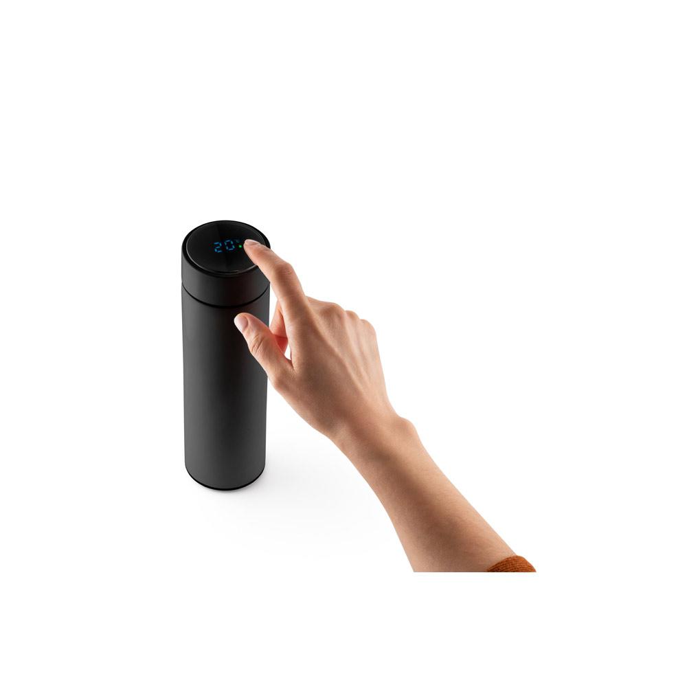 ROSSI. Termos izolat în vid 470 mL Negru