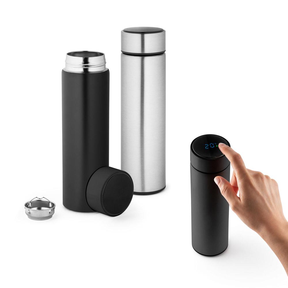 ROSSI. Termos izolat în vid 470 mL Argintiu satinat