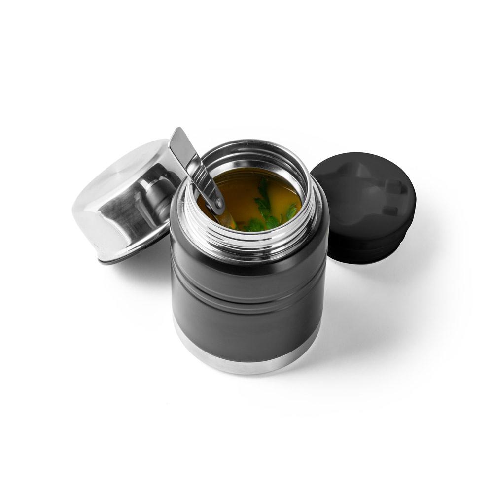 GIMLET. Termos alimentar 550 mL Negru