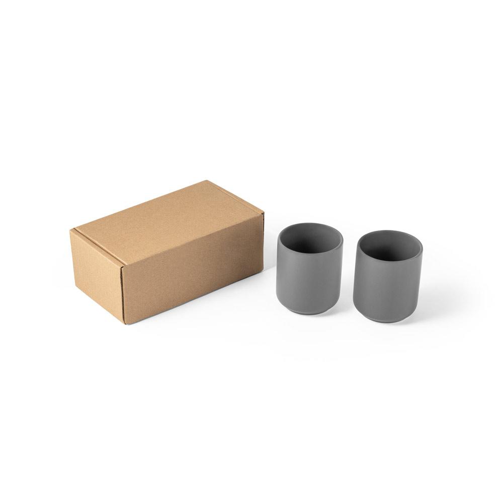 OWENS. Set de pahare din ceramică Gri închis