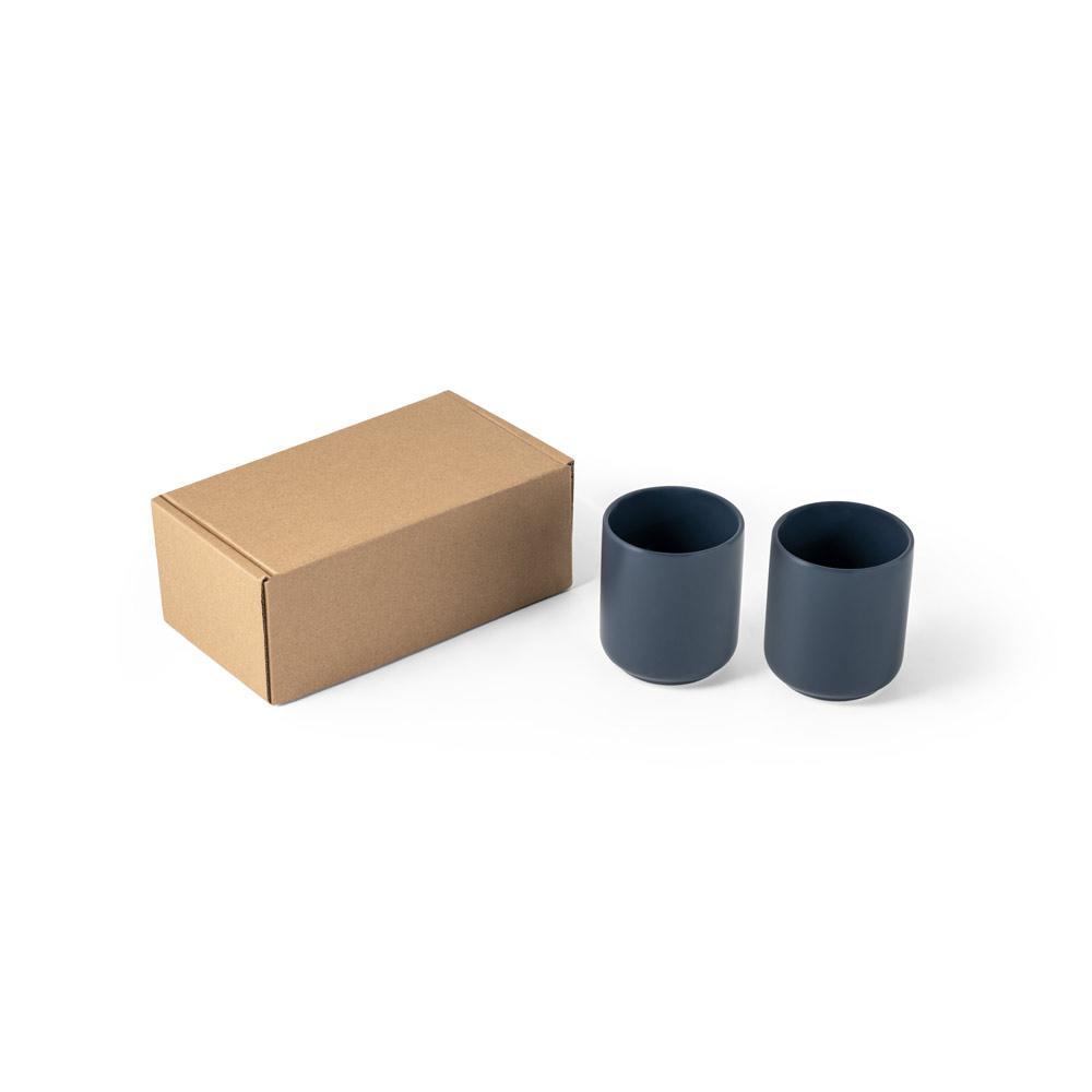 OWENS. Set de pahare din ceramică Albastru marin