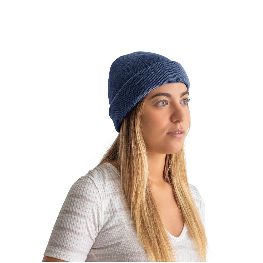 CARL. Căciulă unisex din rPET Albastru marin
