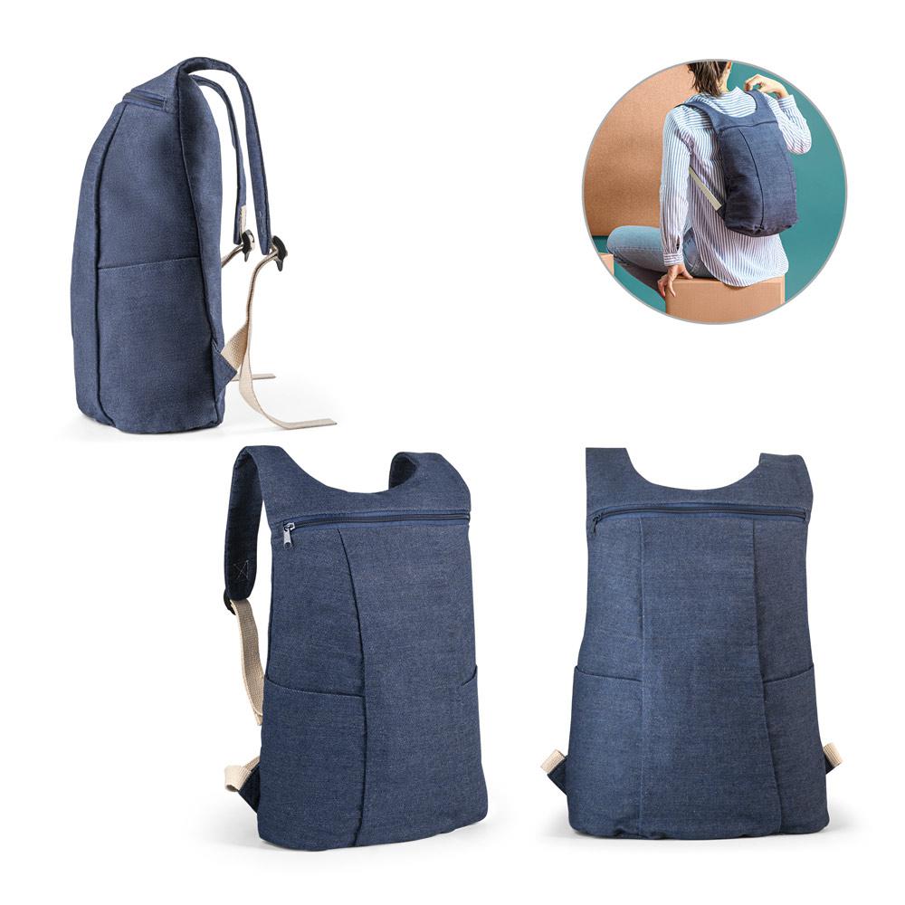 DENIM BPACK. Rucsac din denim Albastru