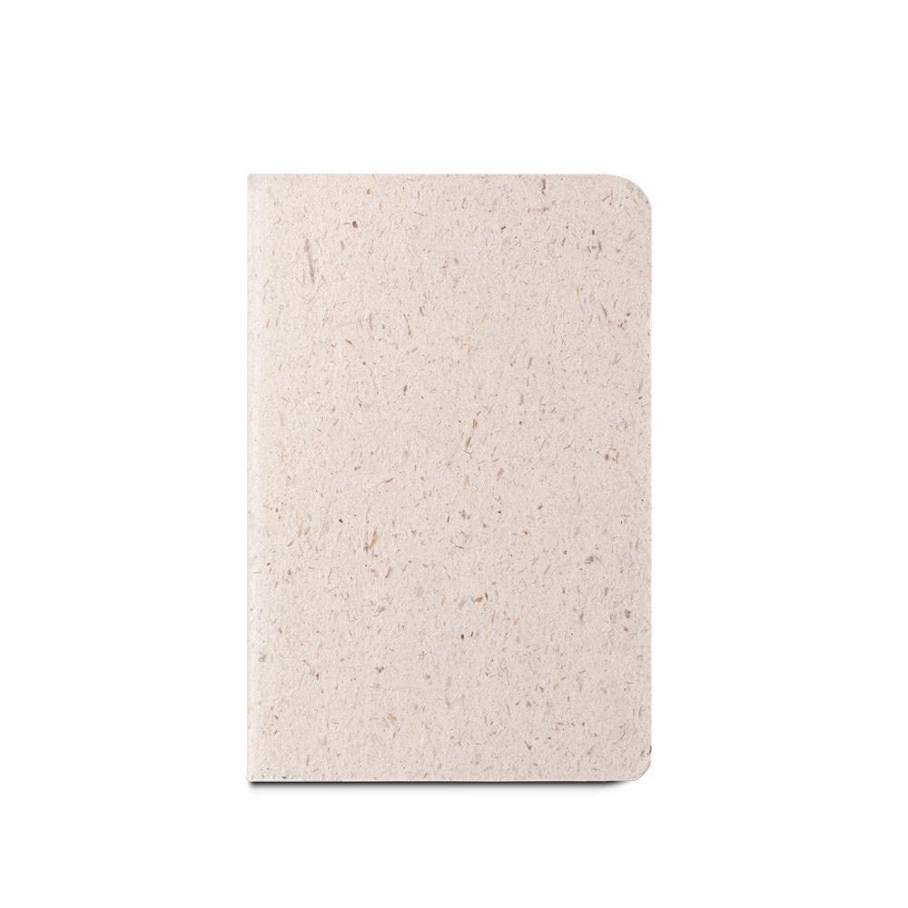 ORGANIC SOFT. A6 Notepad Natural deschis