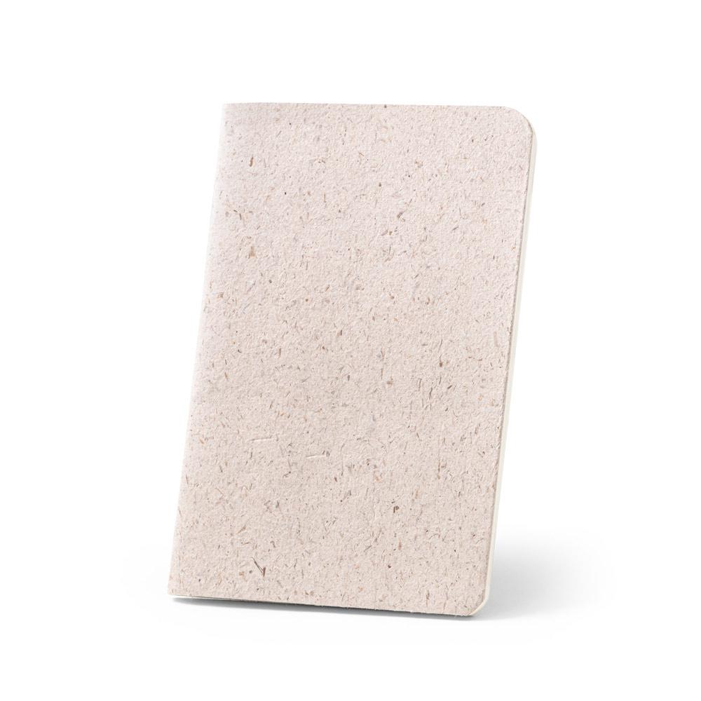 ORGANIC SOFT. A6 Notepad Natural deschis