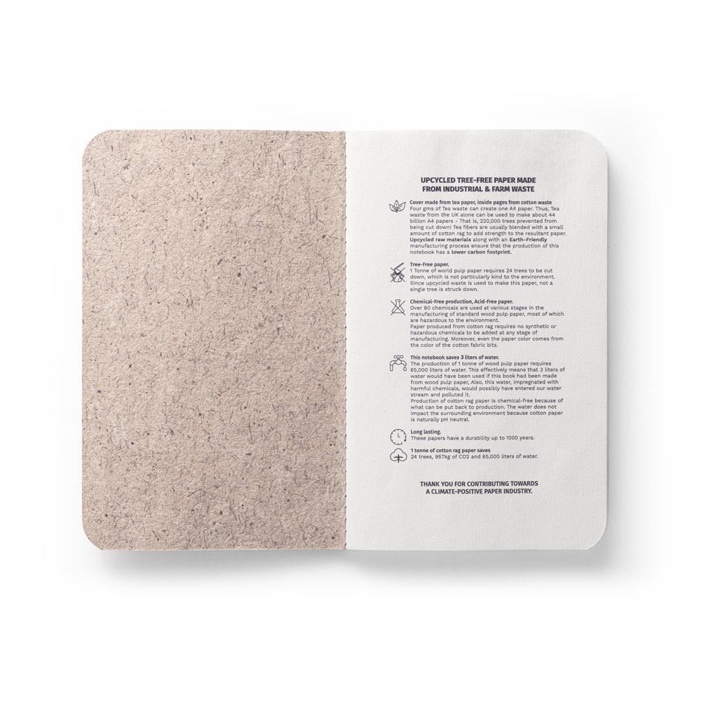 TEAPAD SOFT. A6 Notepad Natural