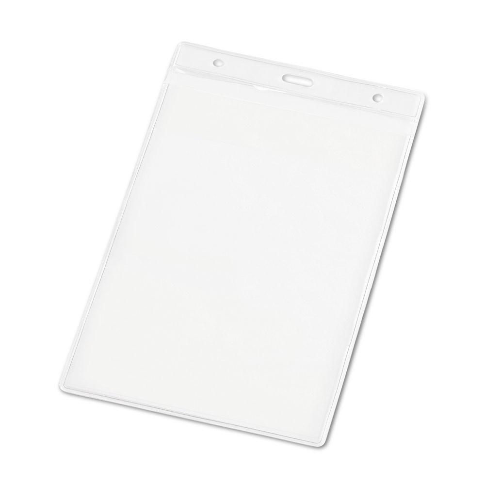 WHITMAN. Husă verticală pentru insigna de identificare Transparent