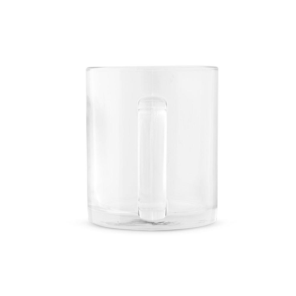 CARMO. Cană de sticlă 350 mL Transparent