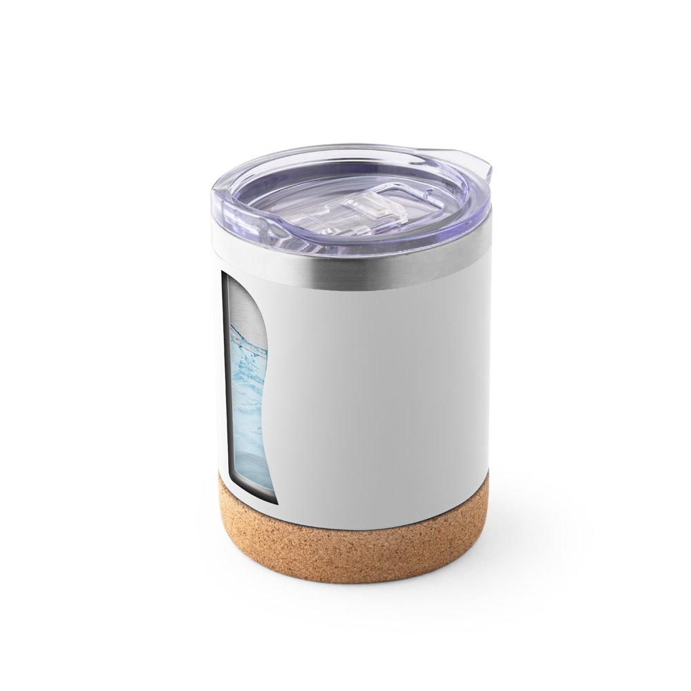 SOLBERG TUMBLER. Pahar de călătorie 400 mL Alb