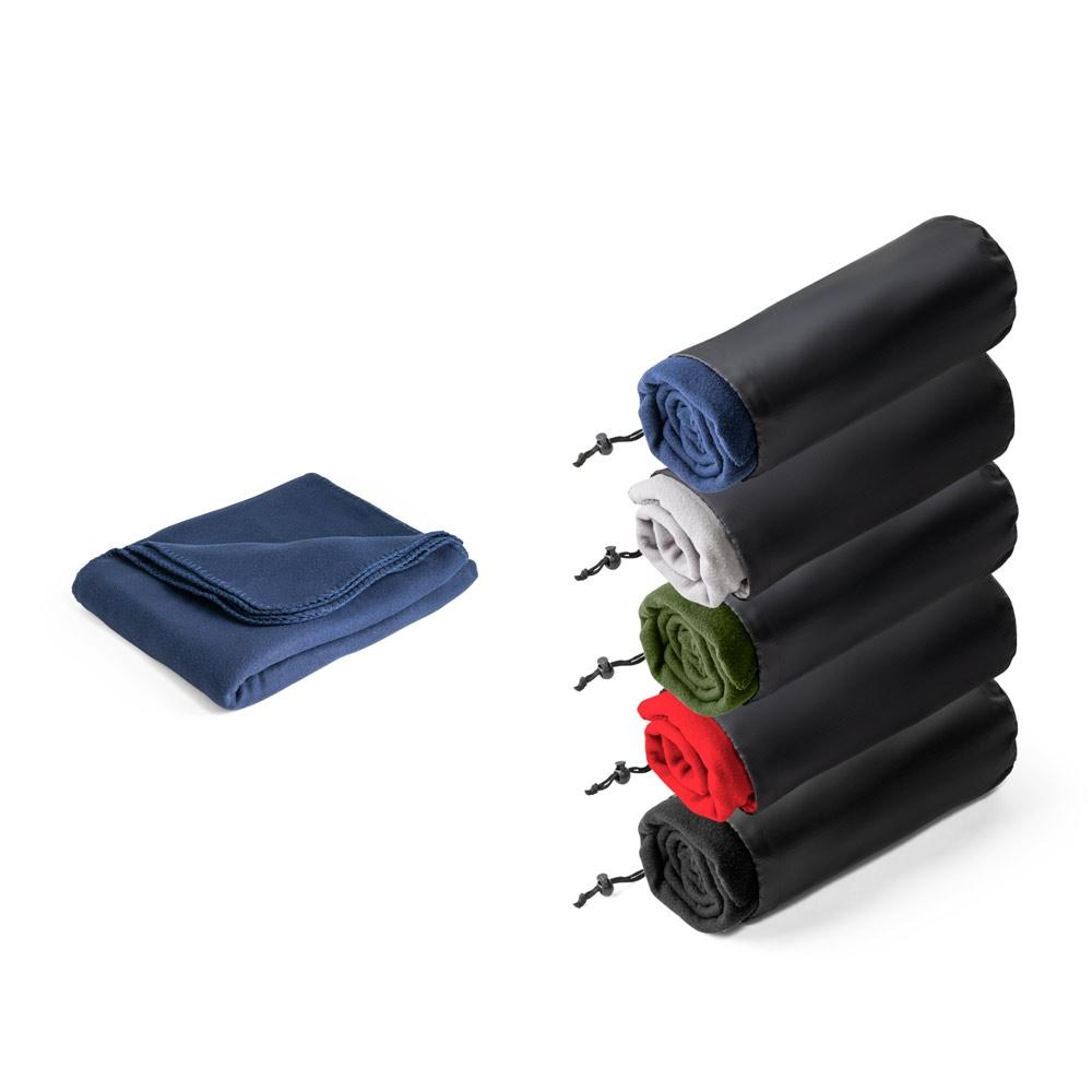 GALLIOT. Pătură de rPET Negru