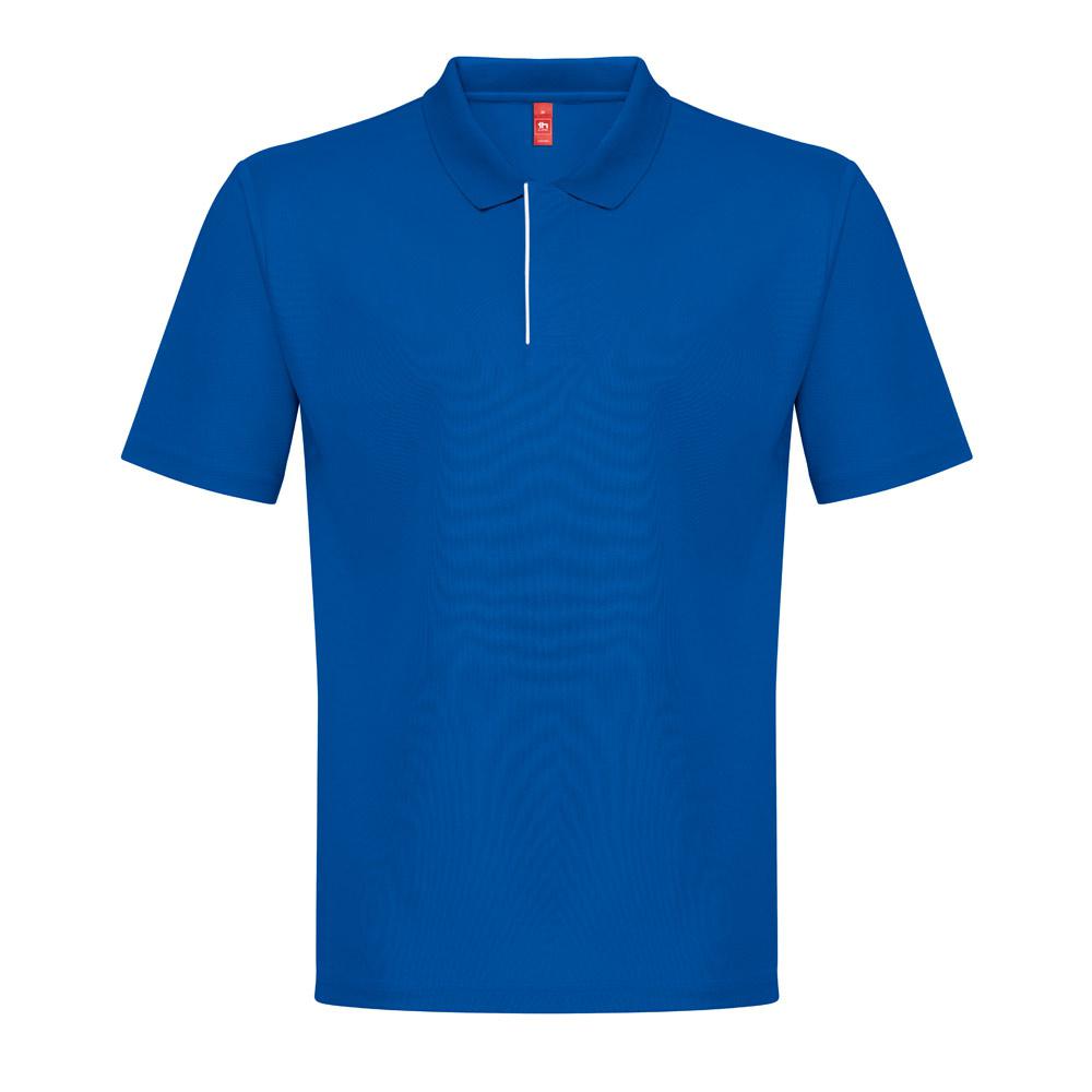 THC DYNAMIC. Tricou polo tehnic bărbătesc Albastru Royal 3XL