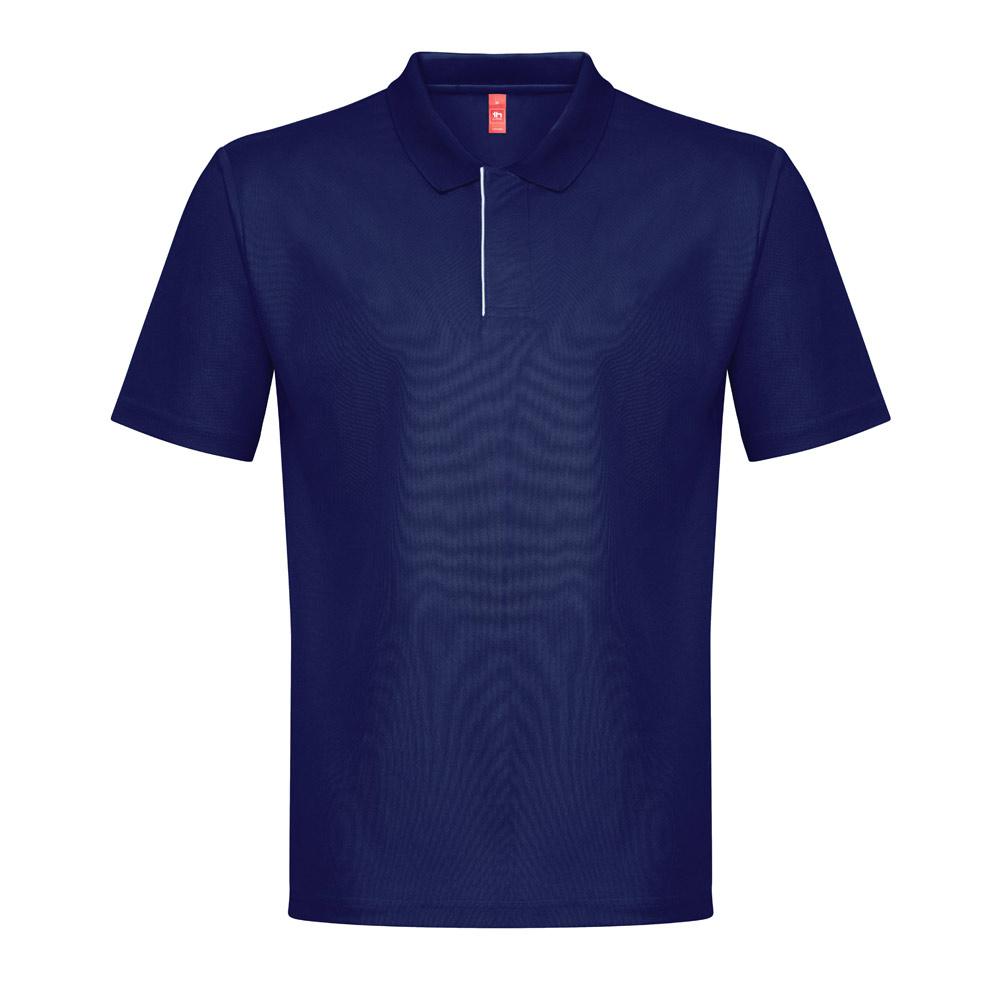 THC DYNAMIC. Tricou polo tehnic bărbătesc Albastru marin