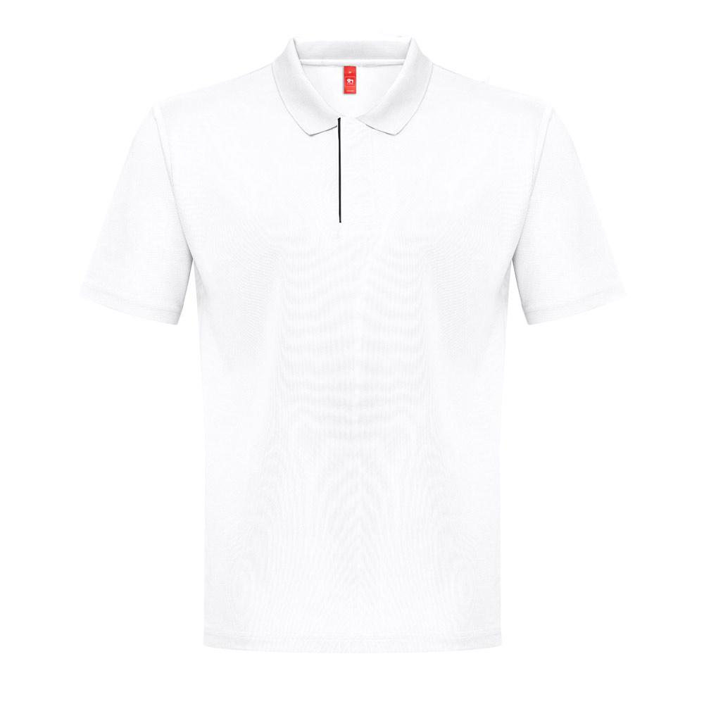 THC DYNAMIC WH. Tricou polo tehnic bărbătesc Alb S