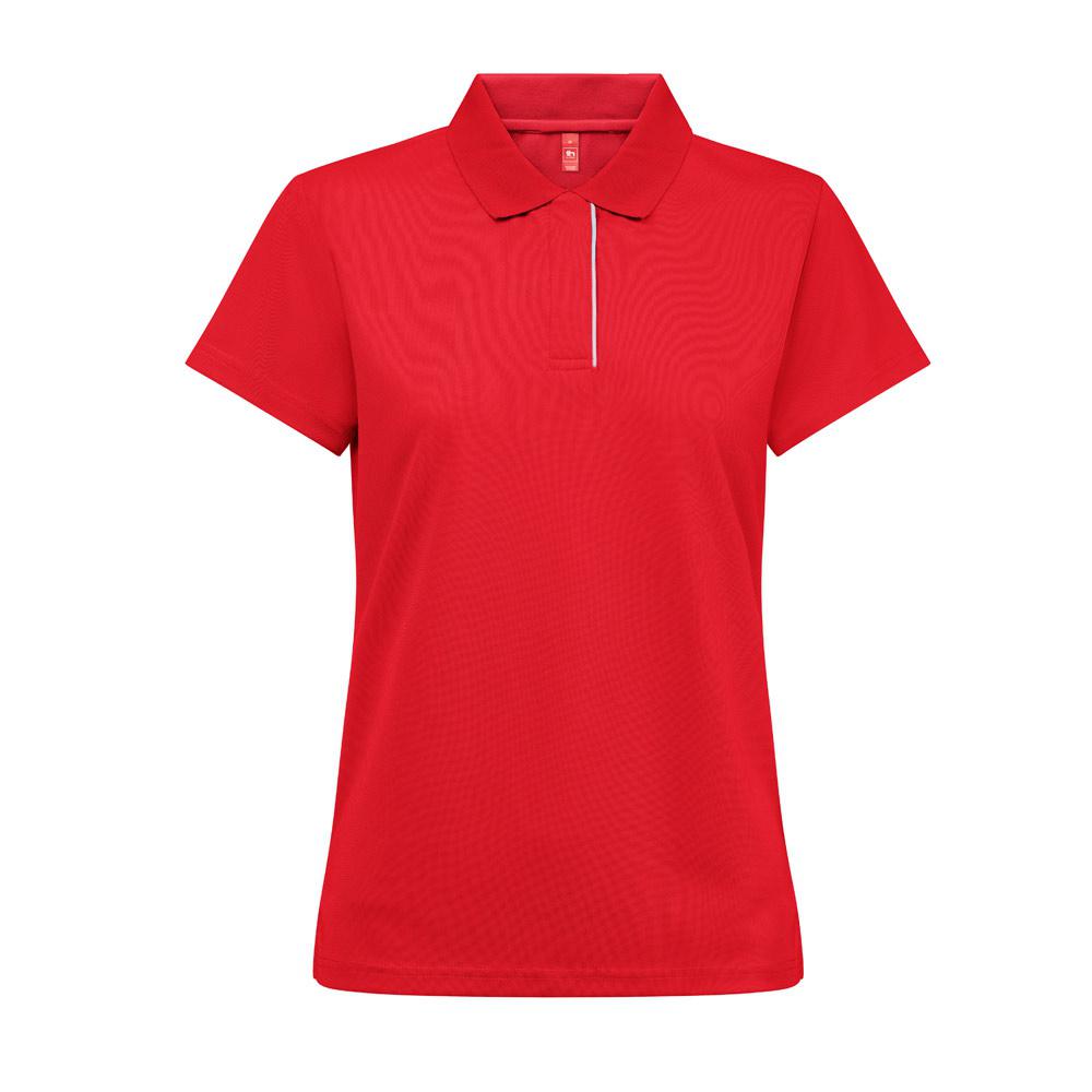 THC DYNAMIC WOMEN. Polo tehnic feminin Roșu XS