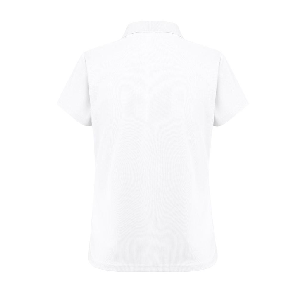 THC DYNAMIC WOMEN WH. Polo tehnic feminin Alb